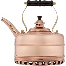 Simplex Kettles Buckingham Solid Copper No. 1 Copper Finish 1.9 Quart Teakettle