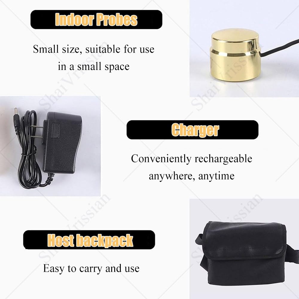 Detector Profesional De Fugas De Agua Subterránea | Sensor Geófono Eléctrico,Profundidad 2m,4 Niveles,0-100db,Para Fontanería,Viviendas,Piscinas,Exterior