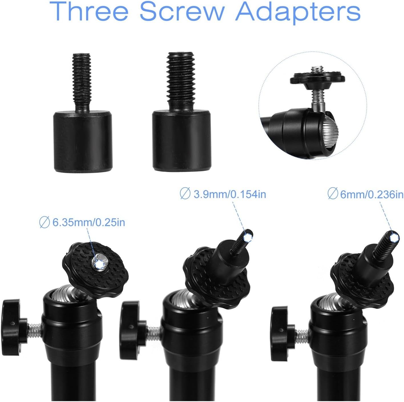 Projector Accessories Mini Wall Mount Stand with 3 Screw Adapters,Compatible for Most Camera Bracket