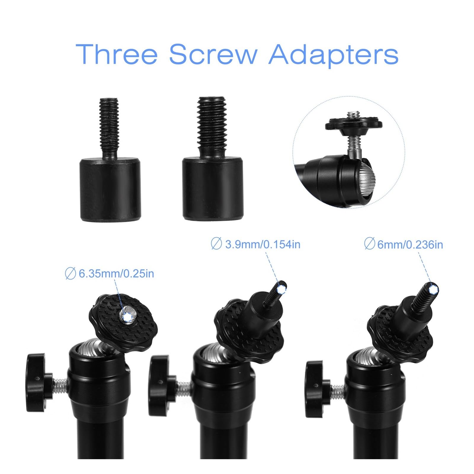 Soporte for Mini proyector, Soporte de Pared for Techo, 3 adaptadores