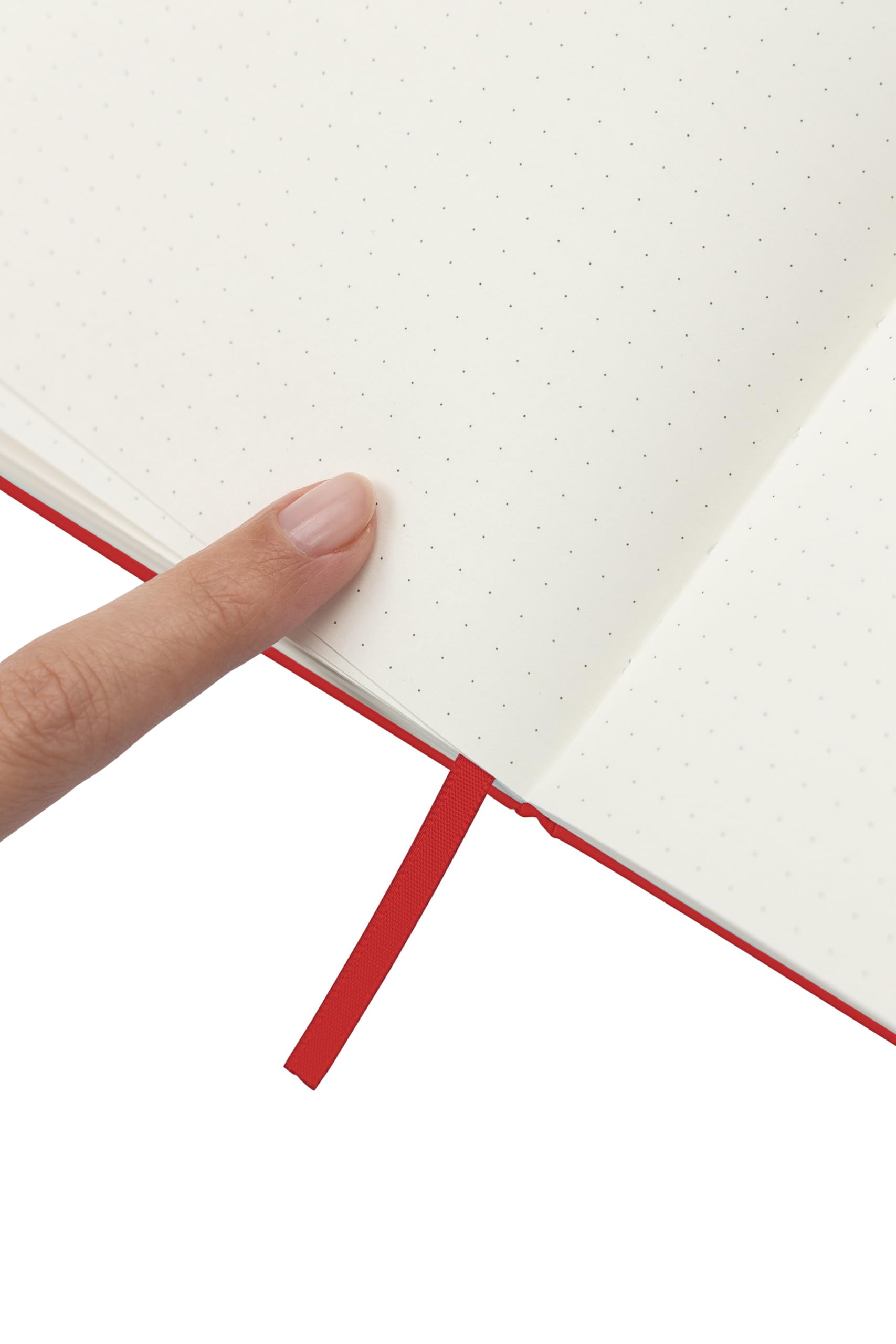 evelay Bullet Journal A5 Dotted Notebook with Faux Leather Hardback Cover and Premium 120gsm Thick Dot Grid Paper (128 Cream Pages - Image 4