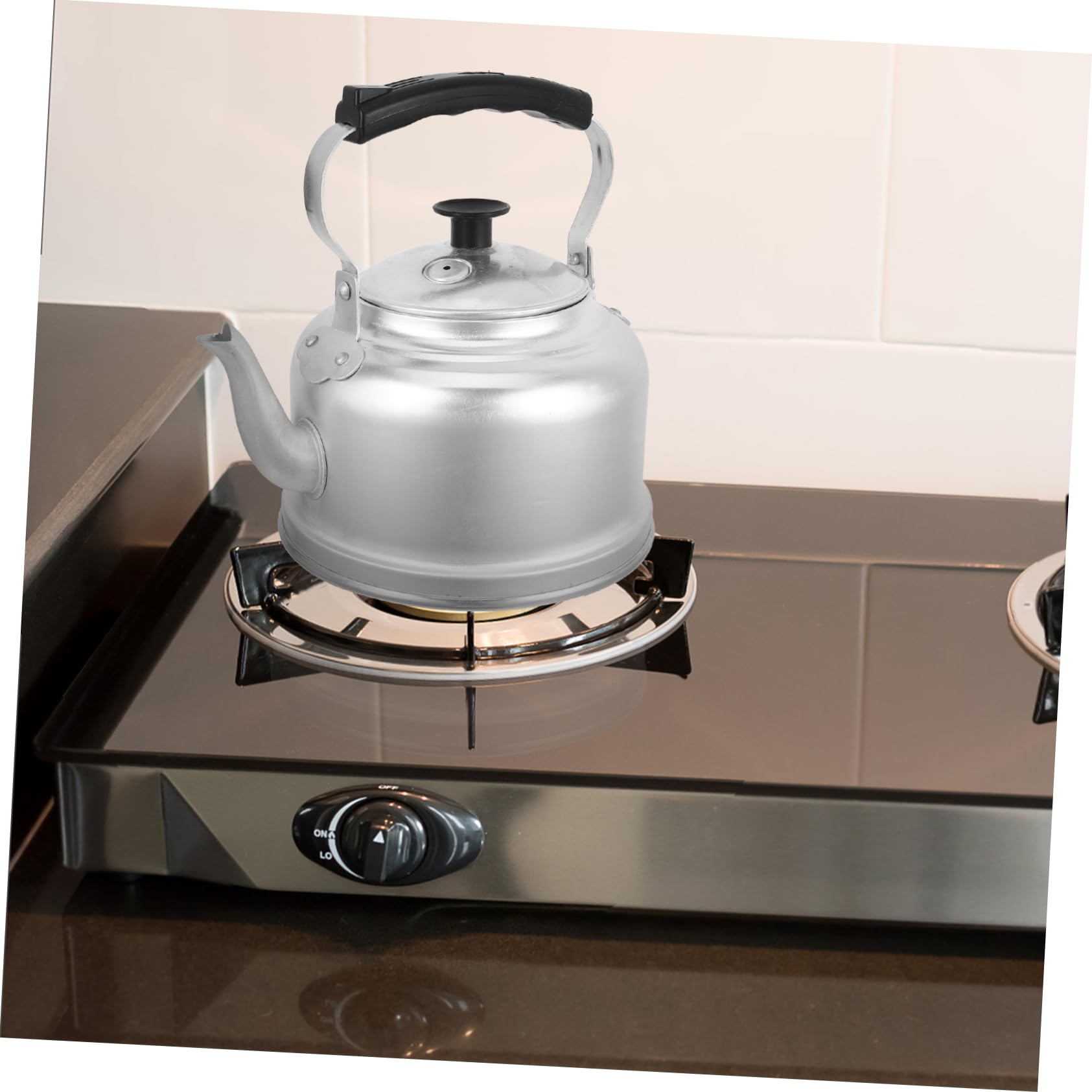 Bouilloire en Aluminium 4l Argenté, Usage sur Cuisinière à Gaz