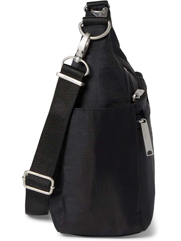 Black Baggallini Securtex™ Anti-Theft Free Time Crossbody