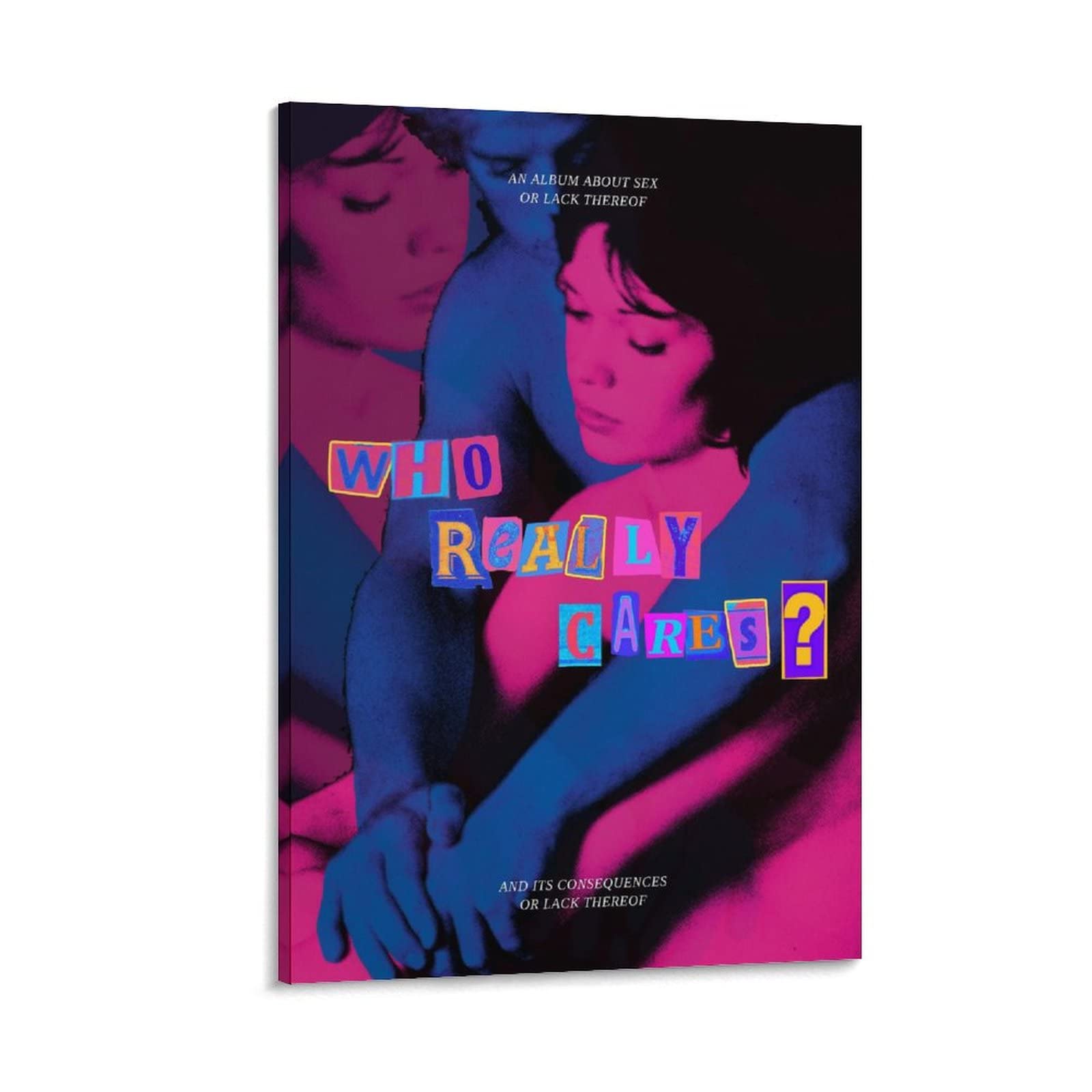 LETISR Tv Girl Who Really Cares Music Album Poster HD Canvas Prints Wall Art Room Aesthetics Decor 24x36inch(60x90cm)