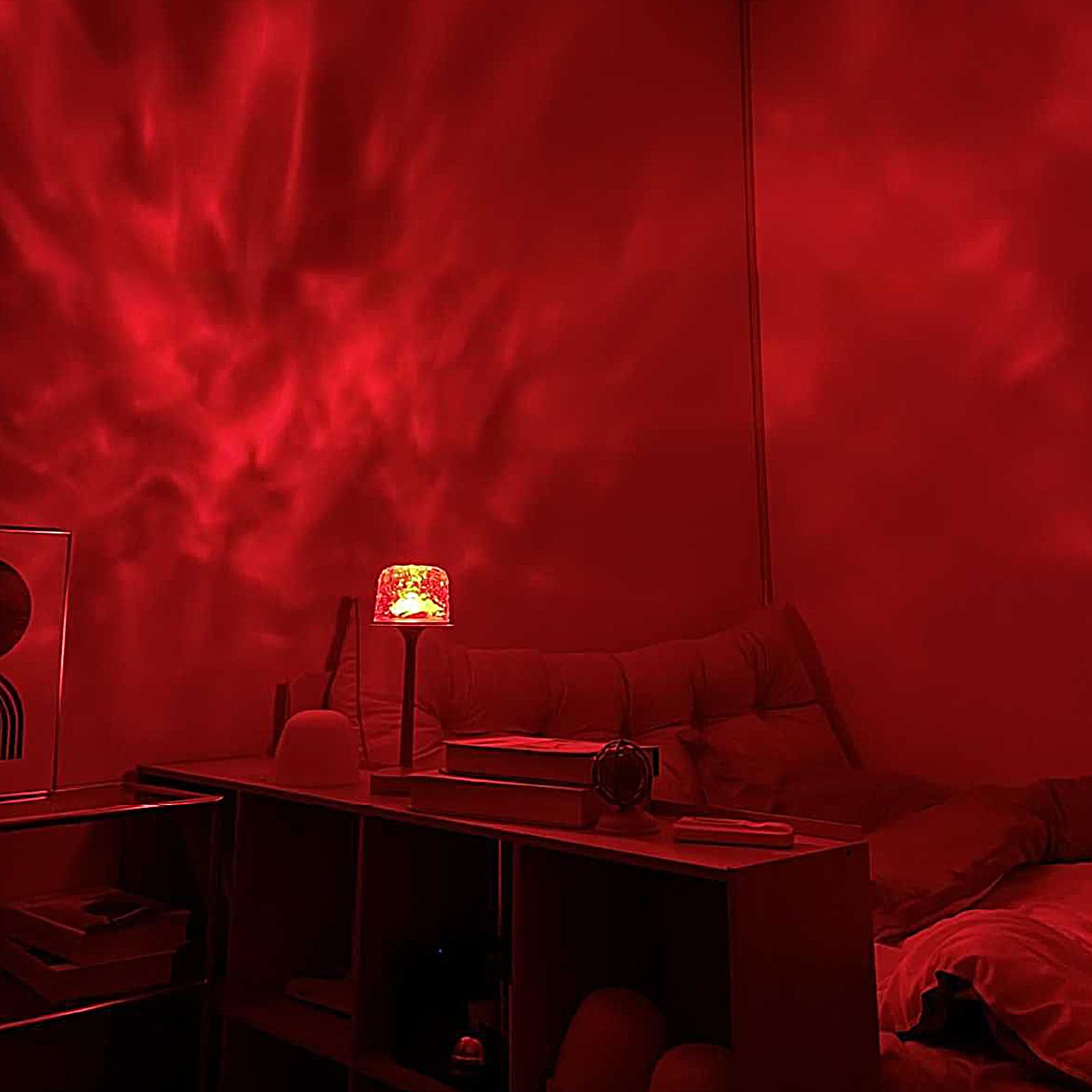 Projektor LED do Sypialni Ładowalna Lampka Nocna LED Z Projektorem I