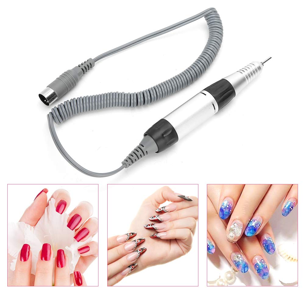 Electric Nail Drill Pen Handle Replacement Handle, Nail Drill Handle, For Electric Nail Drill Machine, Aluminum Alloy Nail Polisher For Nail Art, Pedicure, Carving, Filing, Shaping