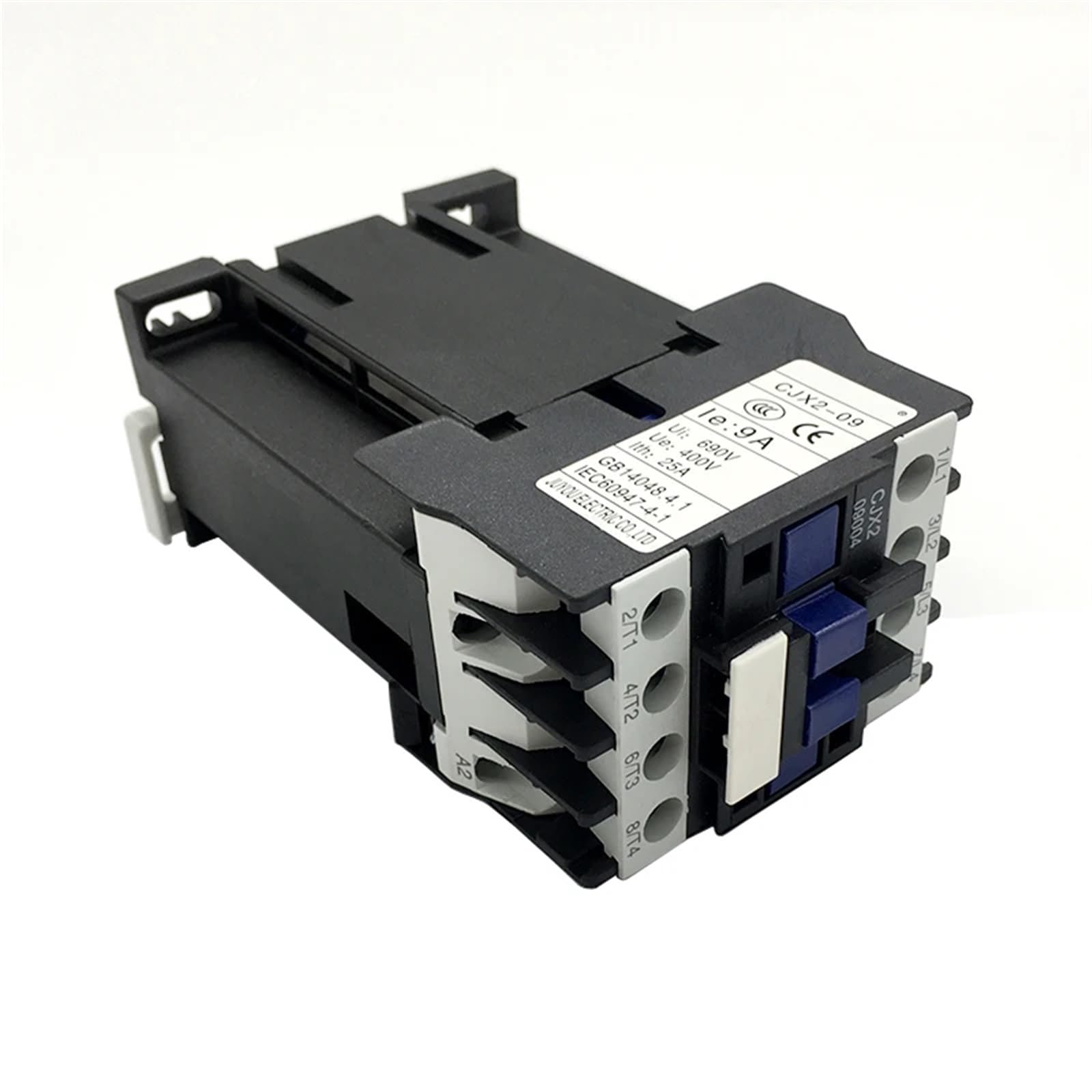 RCGKNNMUZ DC Contactor CJX2-09004 Electric Magnetic Contactor 4NO 9A DC12V 24V 48V 110V 1Pcs(DC220V)