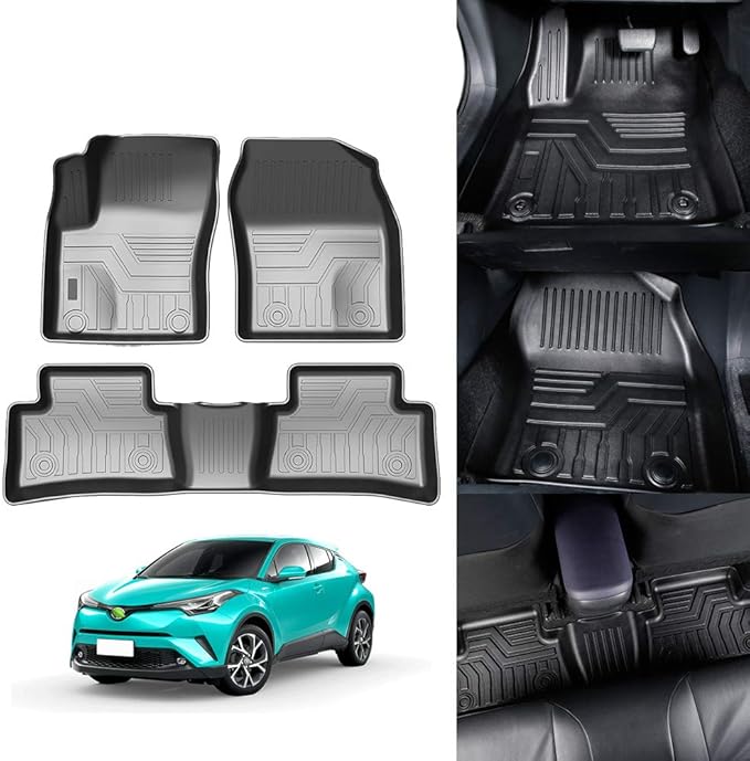 KUST 3D Floor Mats for Toyota CHR 2017 2018 2019 2020 2021 CHR All
