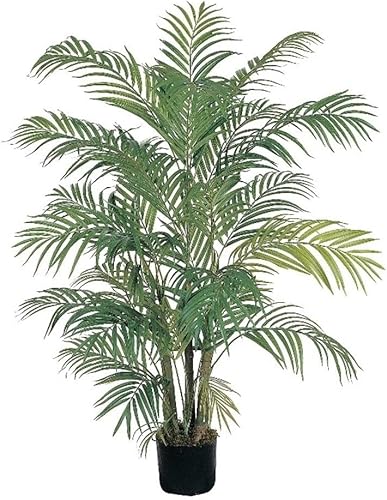 Miniatura 3 de Nearly Natural 5000 Areca - Palmera decorativa de seda, 3 pies, color verde