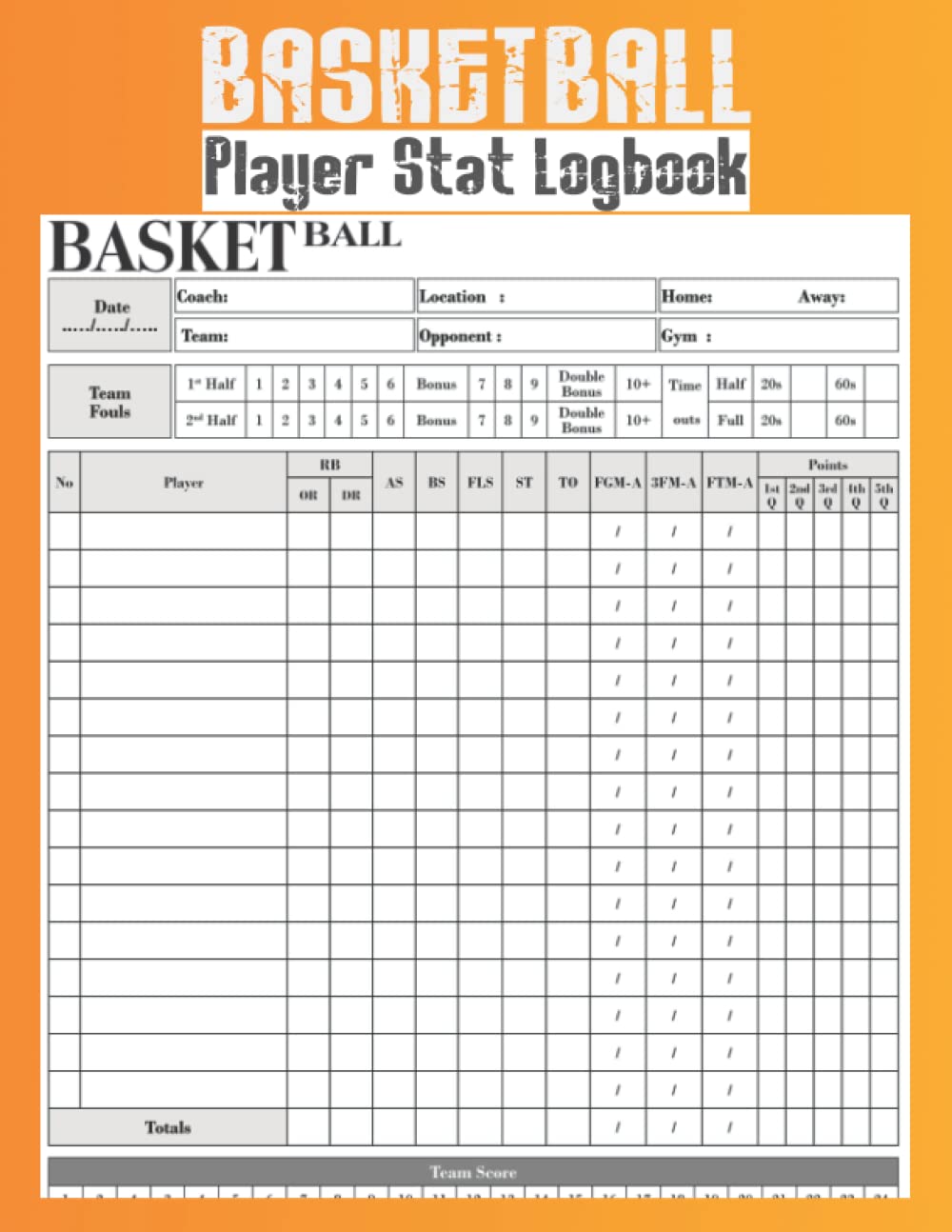 basketball-player-stat-logbook-a-basketball-stats-book-for-coach-to-record-track-all-personal-players-stats-includes-court-maps-to-track-shot-location-skills-drills-large-print-8-5-11-in-s-b-publishing for Basketball Stat Sheets Printable Free Basketball Player Stat Logbook: A Basketball Stats Book for Coach to record & track all personal players stats, Includes Court Maps to track Shot Location, skills, Drills... Large print