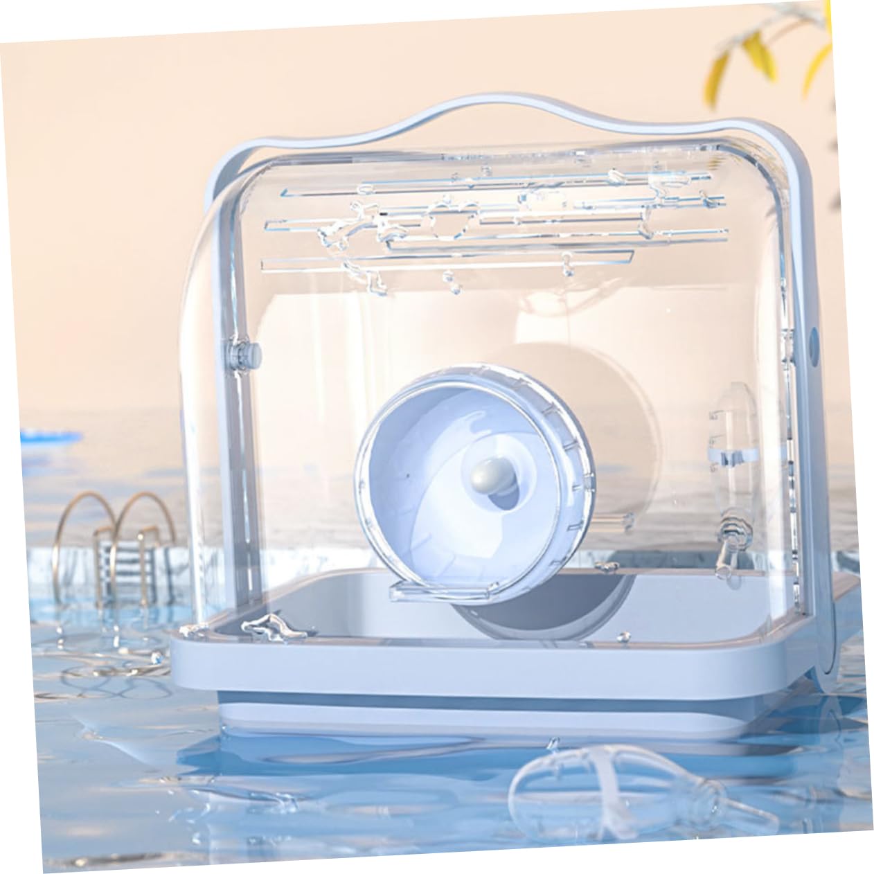 YARNOW Cage pour Hamster Étui Portable pour Animaux De Compagnie Étui De Transport pour Petits Animaux