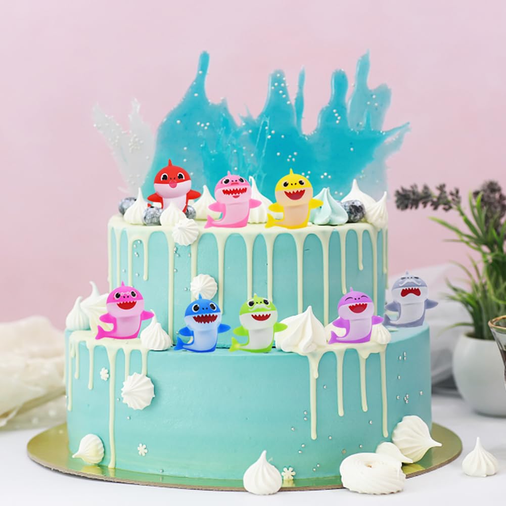 Shark Cake Topper Décoration Dé Gâteau D'anniversaire