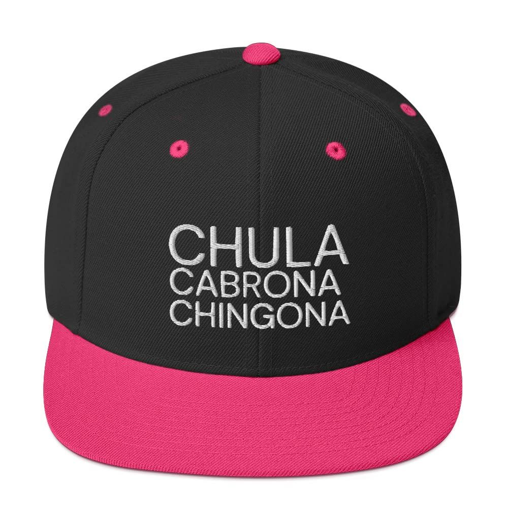 Chula Cabrona Chingona - Snapback Hat, Latina Gift, Gift for Latina, Educated Latina Hispanic Feminist, V1