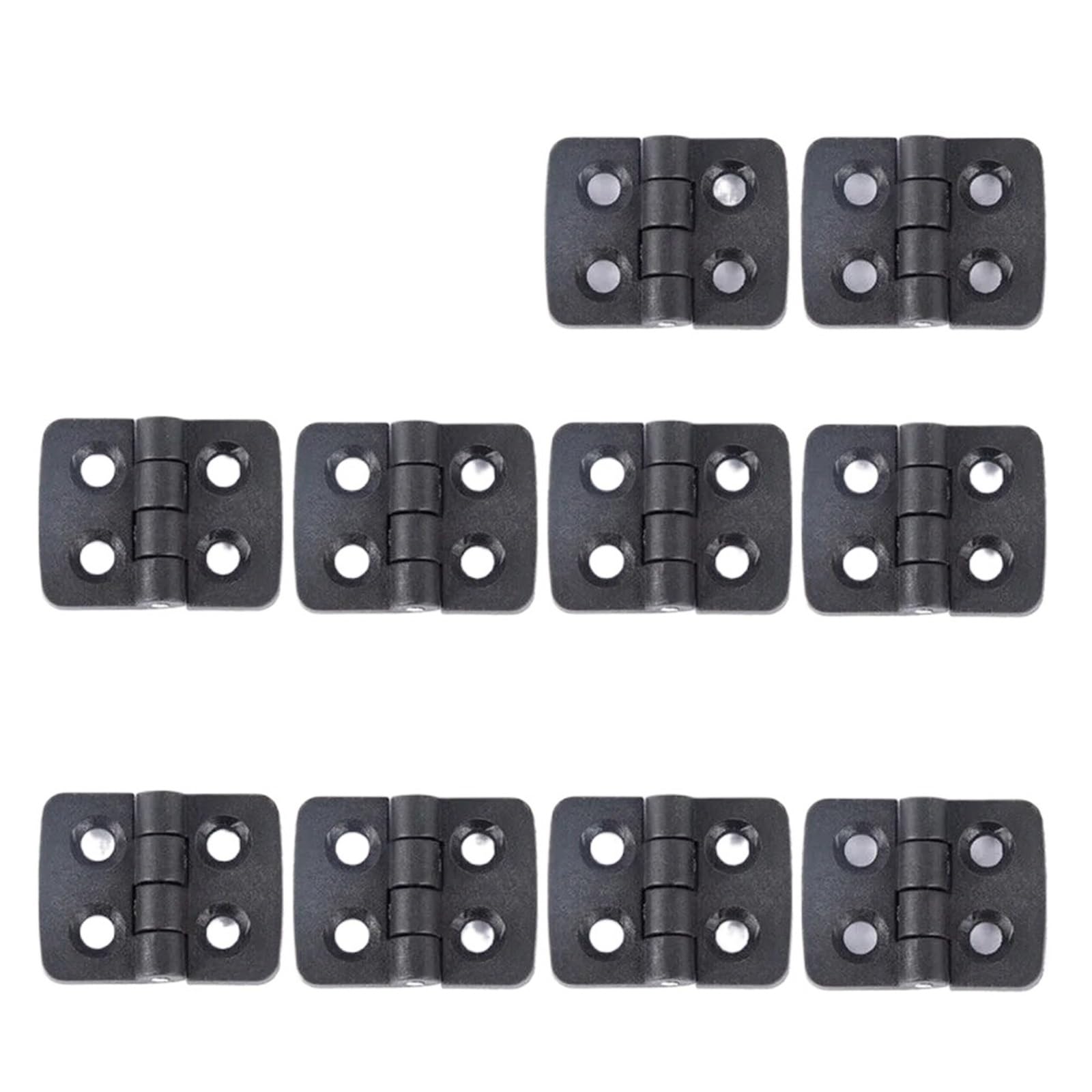 Pjfcewfdgx 10Pcs Yellow 10Pcs Nylon Plastic Butt Hinges For Box Cabinet Window Door