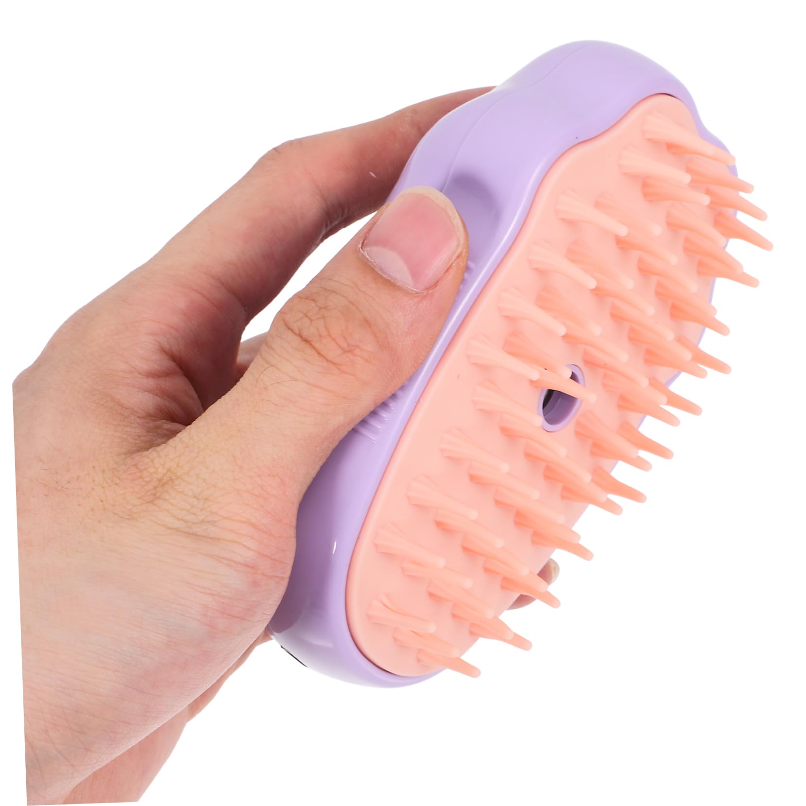 Sosoport 4piezas Cepillo De Vapor Autolimpiante Para Masaje y Eliminación De Pelo Cepillo Para Gatos y Diseño Ergonómico