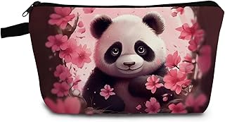Bolsa de maquillaje con diseño de panda gigan...