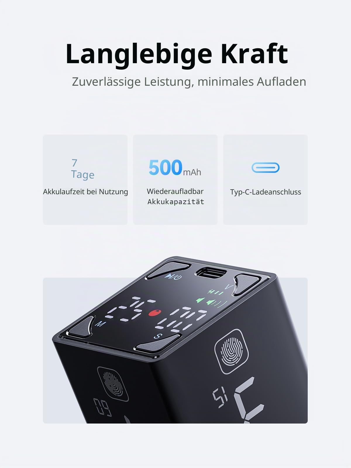 Ticktime Pomodoro Timer Cube für Fokus, Lernen, Arbeit, ADHS,Aufgabe, Küche