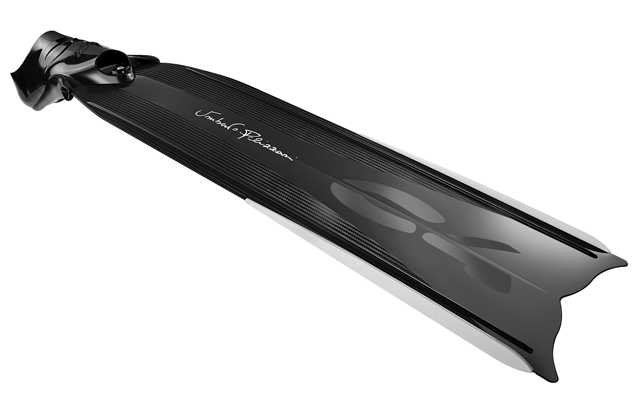 Pinne Umberto Pelizzari C4 – Pala Soft e Pala Medium in Tecnopolimero con Scarpetta 250 Apnea Pesca Subacquea
