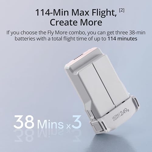 Bundle DJI Mini 3 Fly More (DJI RC) – Mini drone caméra léger et pliable avec vidéo 4K HDR, temps de vol de 38 minutes, Prise verticale réelle et fonctions intelligentes. - 5