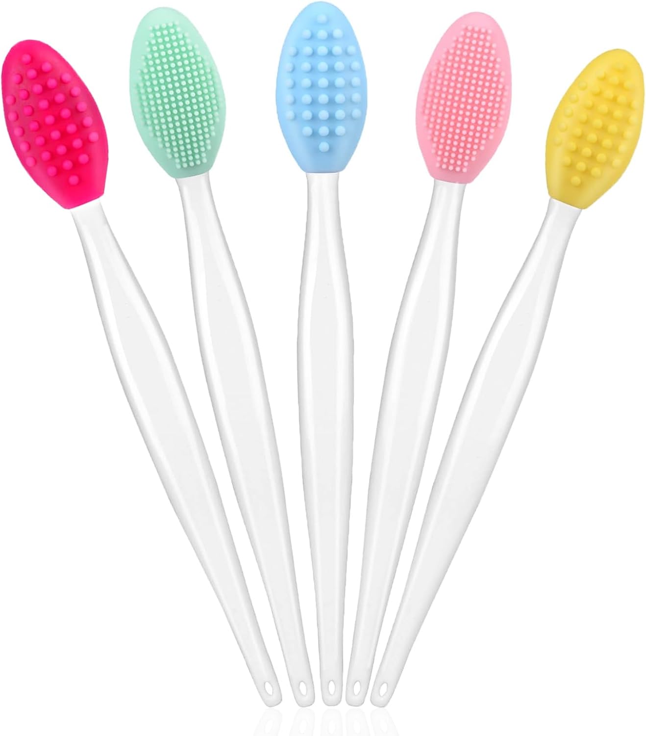 5Pcs Lip Scrubber Exfoliator,Pore Scrub Brush for Face,Nose Scrubber,Silicone Lip Pore Cleansing Brush for Exfoliating, Massageing, Blackheads Removal, Color Skin Care, DIY Masks 5Pcs Lip Scrubber Exfoliator,Pore Scrub Brush for Face,Nose Scrubber,Silicone Lip Pore Cleansing Brush for Exfoliating, Massageing, Blackheads Removal, Color Skin Care, DIY Masks