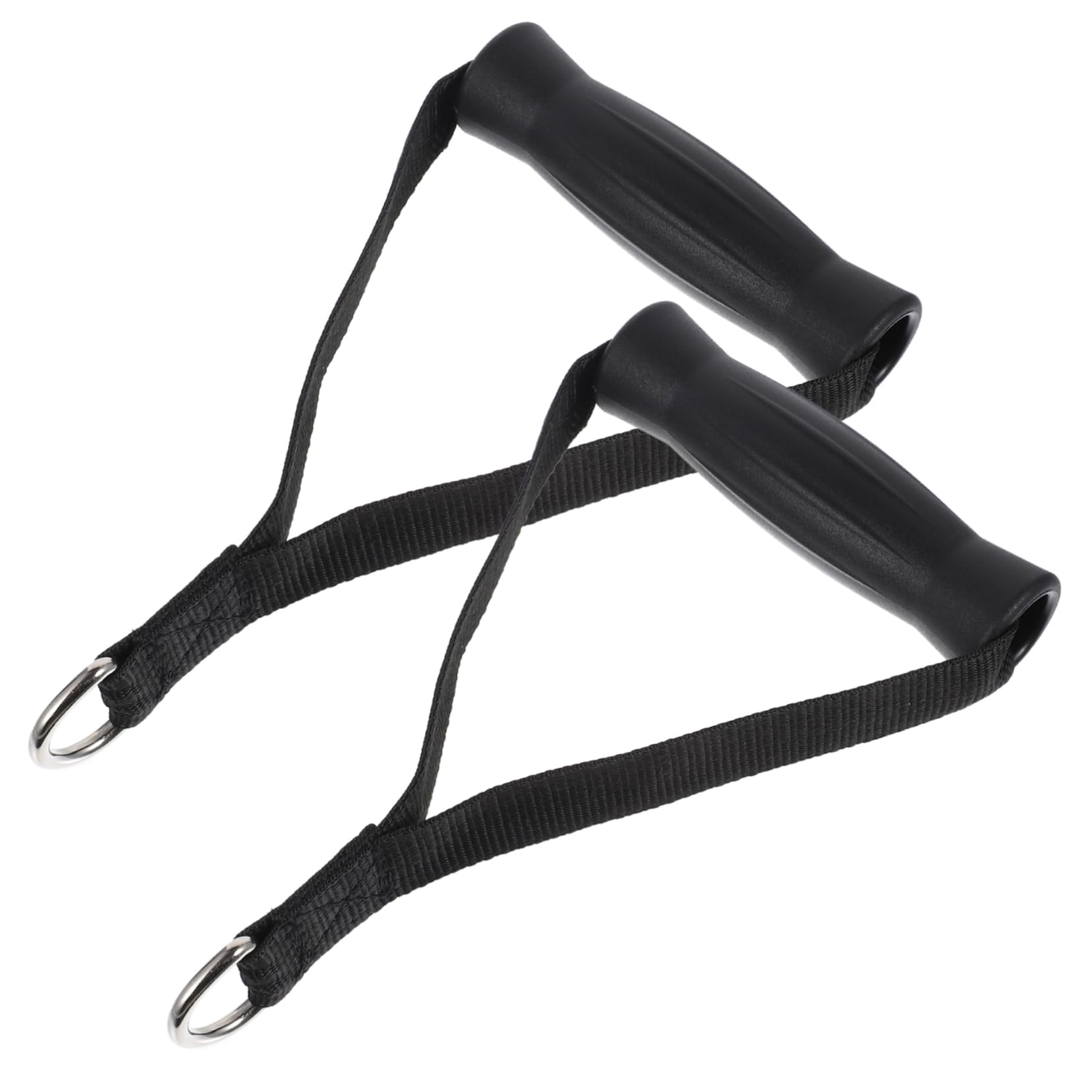 2Stücke Fitness Bizeps Griff Professionelle Zuggriffe für Krafttraining Widerstandsband Handgriffe Trainingszubehör für Fitnessstudio Armtraining und Workout Zubehör
