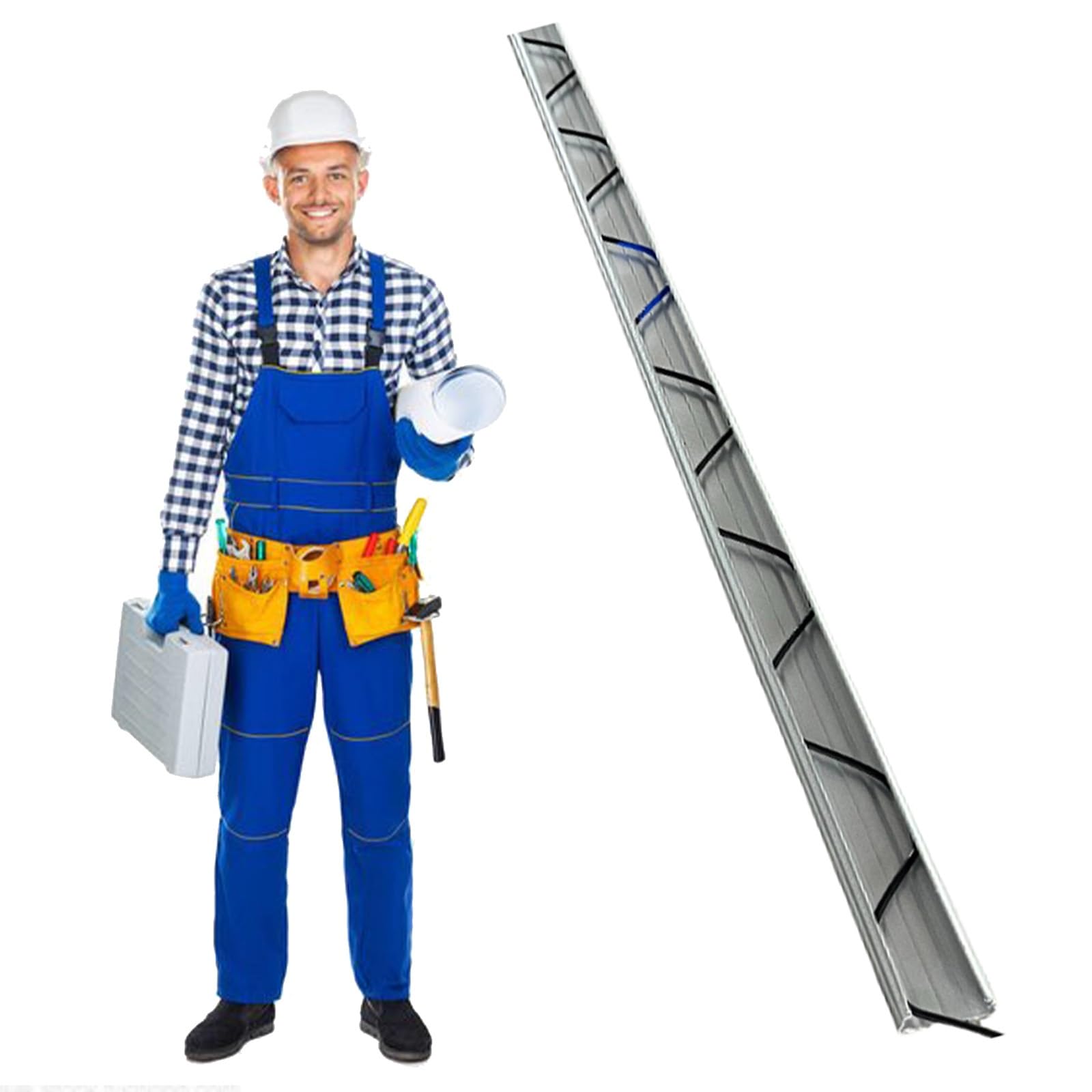 Generisch Dieses einfach zu installierende Gewächshaus-Folienverriegelungsprofil mit Federdraht und Aluminium-Schienenprofil für Gewächshaus-Seitenwände (34 m/111,5 ft)