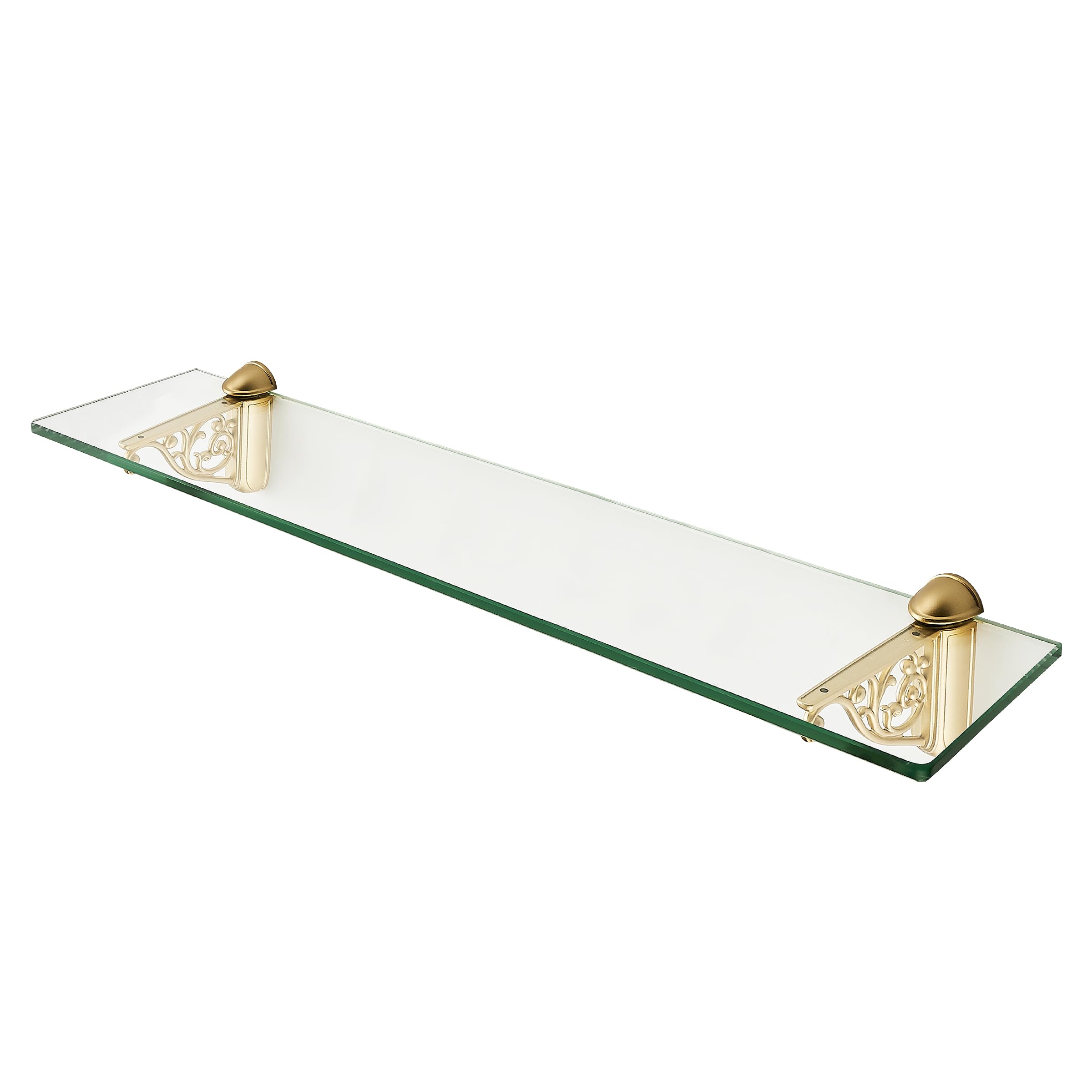 matte champagne gold shelf brackets product photo