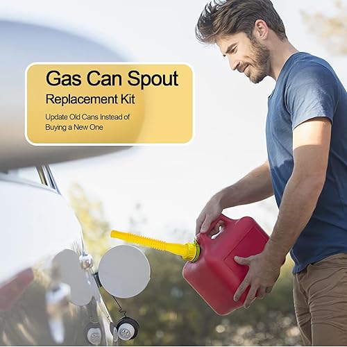 Miniatura 3 de Juego de 3 boquillas de repuesto amarillas para latas de gas, boquilla de lata de gas de 12510 galones de repuesto de tanques viejos (paquete de 19)