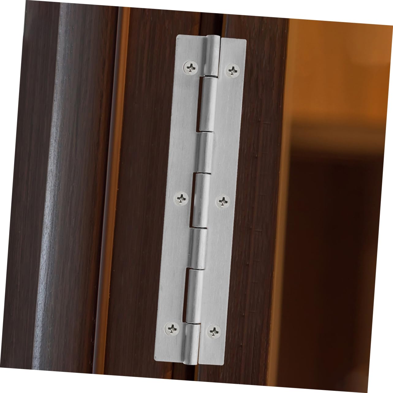 SOESFOUFU 6pcs Stainless Steel Piano Hinges Heavy Duty for Cabinet Doors 6-inch Long Silver Finish