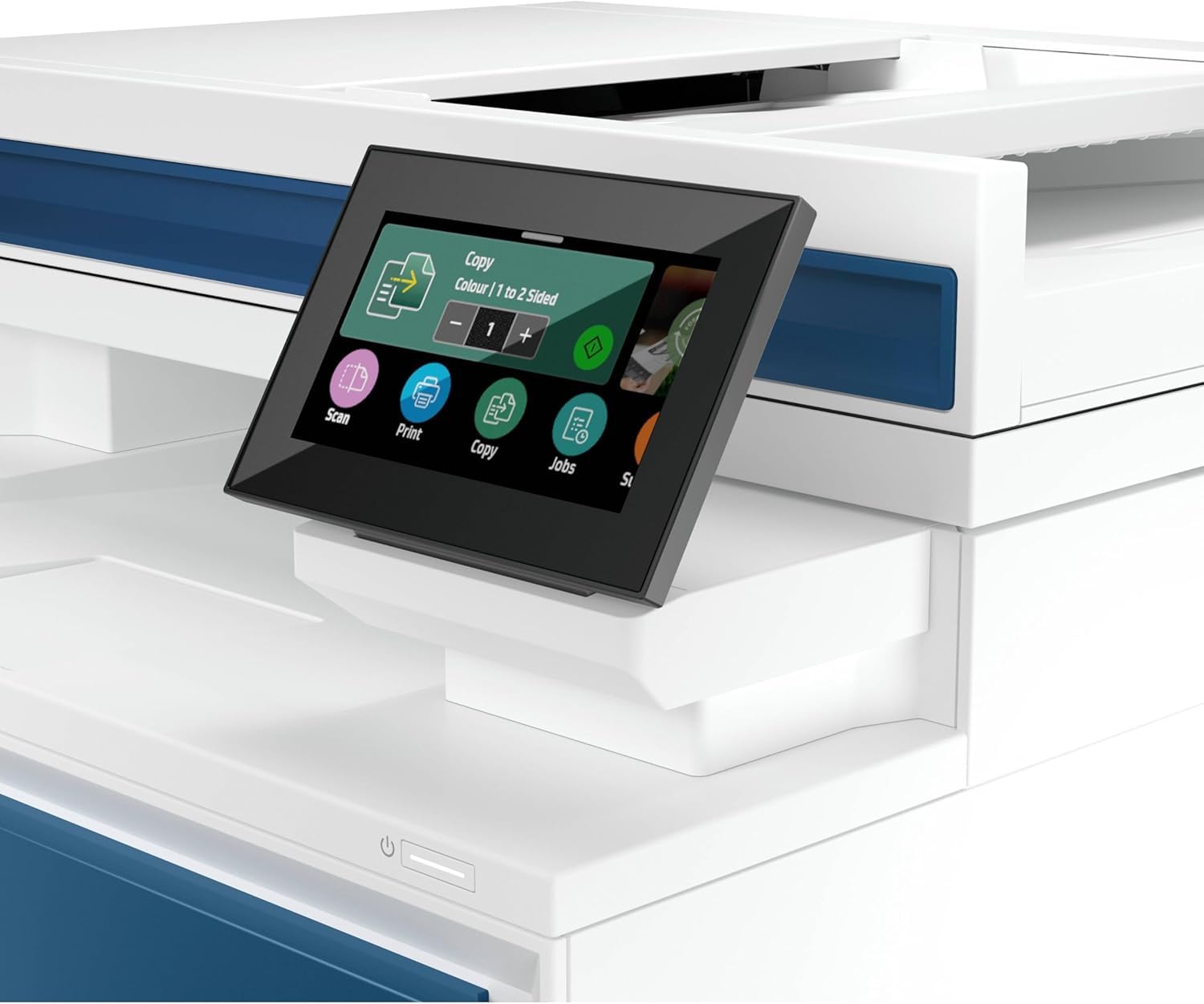 HP Color LaserJet Pro MFP 4302fdn 4RA84F, Impresora multifunción A4, Impresión dúplex automática, 33 ppm, USB, Wi-Fi, Ethernet, Fax, Copia, Escanear, ADF, Pantalla táctil de 4,3", Azul