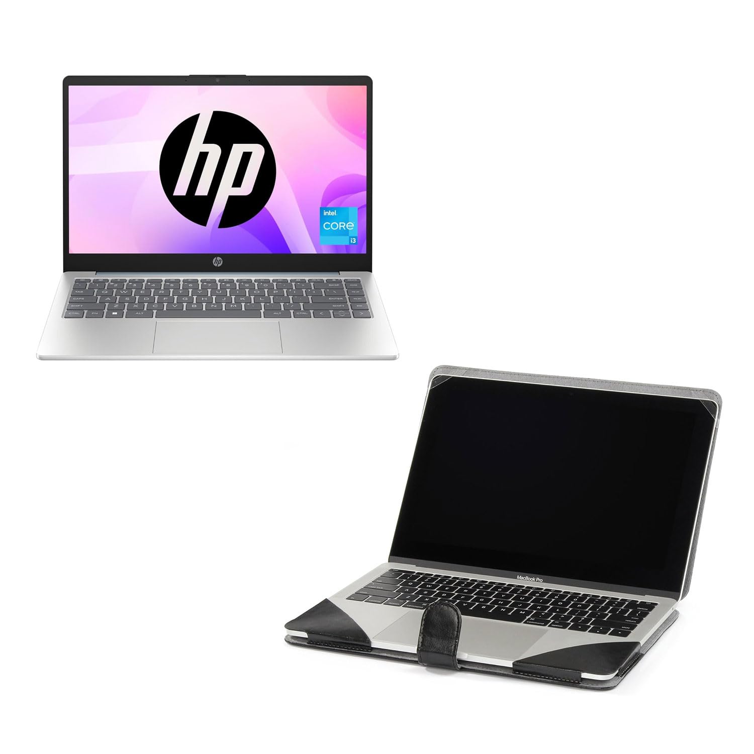 Dorca® case for HP 14S dy5008TU, dq5138TU, dr3003TU, fq1092AU, dq2606tu (2022 2023 2024 14S dq dy fq ef er cr cf Series) Protective Elegant PU Leather (33 * 23 * 2.3 cm)-Black (B085M7WSB9) Amazon Price History, Amazon Price Tracker