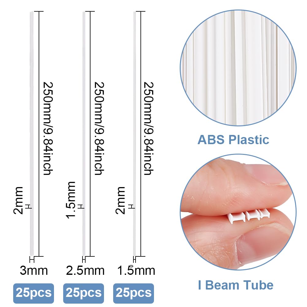 ABS Plastic Tubes - Model Building & Crafts -2