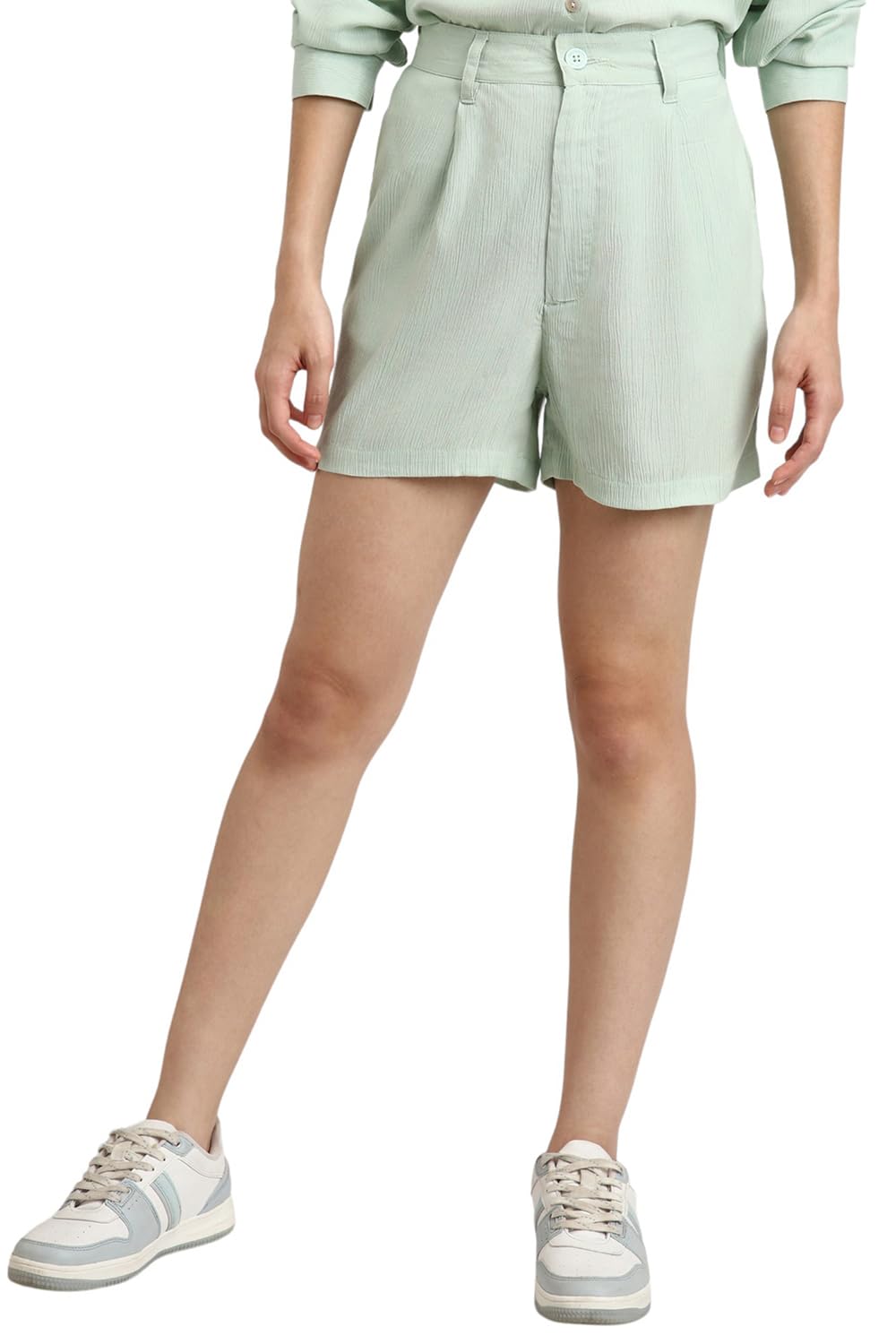 forever 21 Women Solid Regular Fit Shorts-picture-20