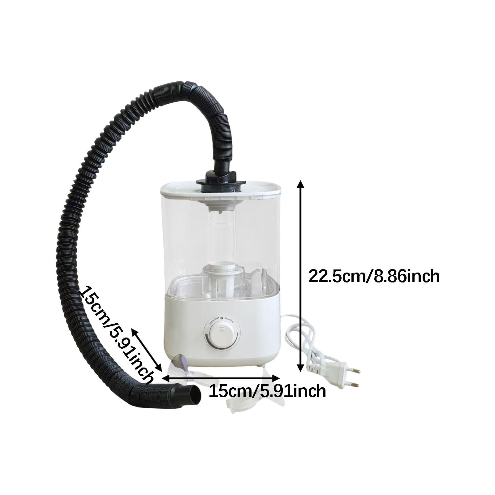 Humidificador para Reptiles, 2,5 L, Humidificador para Terrario, Humidificación de Terrarios para Anfibios, con Manguera Extendida para Tortugas Rana