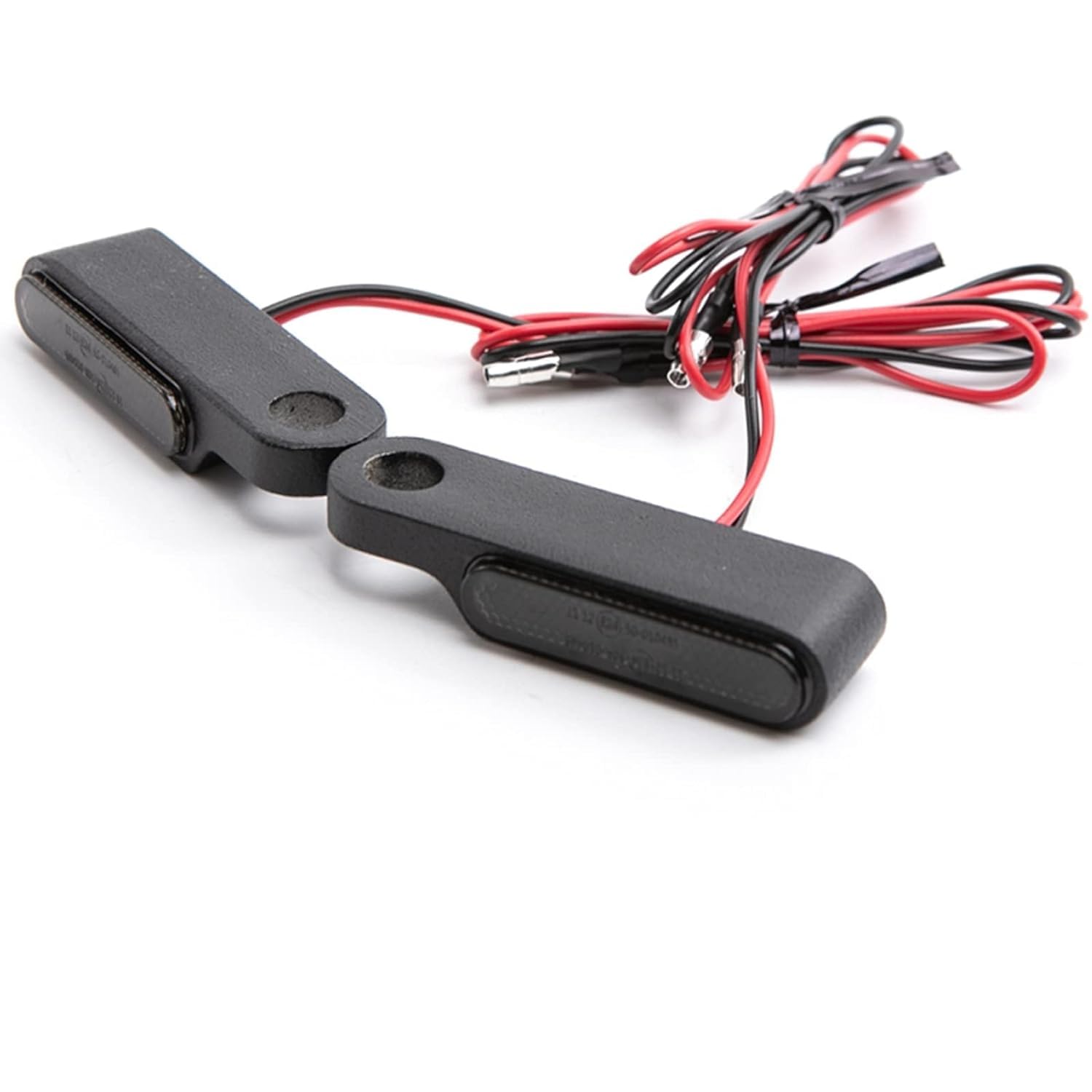TRP TRADERS Universal Mini LED Turn Signals Handlebar Marker Light Front Motorcycle Blinkers with 8mm Rearview Mirror Bolts (BLACK)-image-11