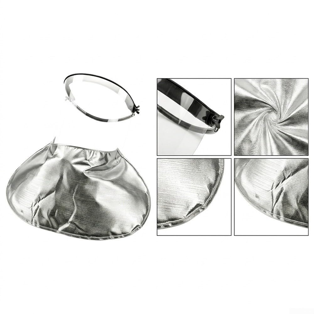 Écran Facial Résistant Chaleur Aluminium 44x45cm