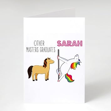 Suchmugs Masters Card, Masters Degree Greeting Card, Graduation Card For Daughter, Friend Graduate Greeting Card, Graduation Card