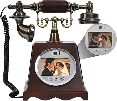 Audio Guest Book Wedding Phone, Audio Phone Guestbook, with 3.5in 2k HD Display and 5000mah Battery, 128gb Large Memory, 70 Hours Video Recording Time, Adjustable Camera Angle