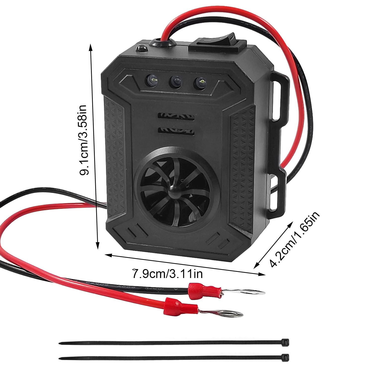 Repellente ad Ultrasuoni, 12v Repellente Topi per Auto, Ultrasuoni per Topi da Esterno, Repellente Topi Auto, Scaccia Topi Ultrasuoni