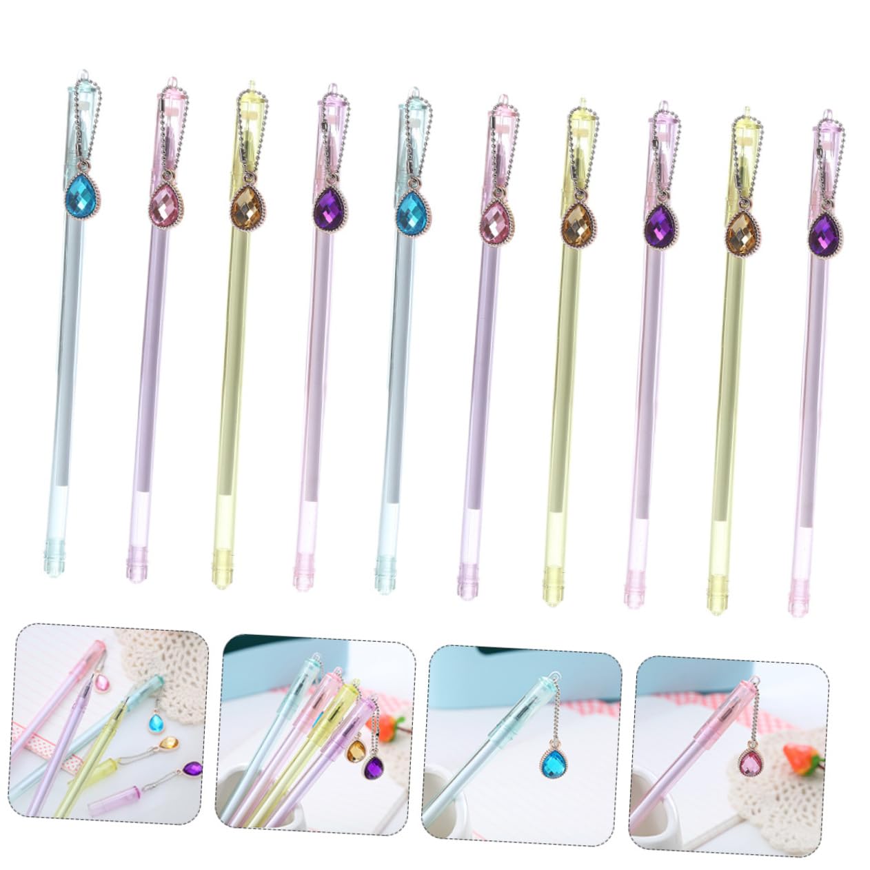 LALAFINA 30pezzi Penna Gel Creativa Per Studenti Stile Misto Design Accattivante e Comfort Di Scrittura Per Scuola e Ufficio