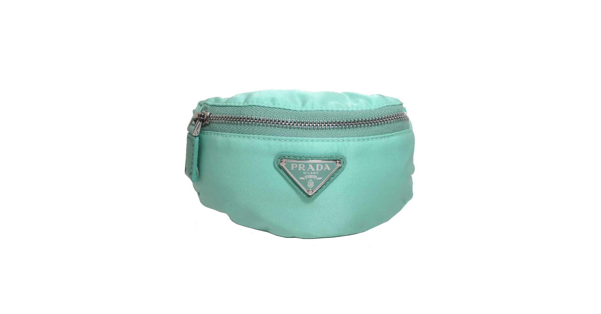 美品　プラダ　ミニポーチ　ターコイズブルー Amazon | [プラダ] ポーチ PRADA ナイロン トライアングルロゴ