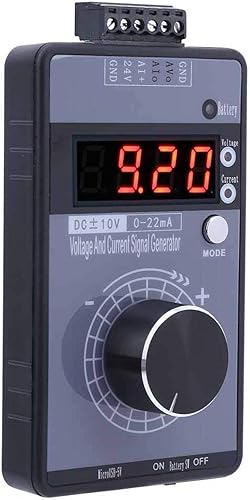 Miniatura 9 de Oumefar Generador de corriente de voltaje Simulador analógico Transmisor 010V 022mA Generador digital para la industria de la oficina del