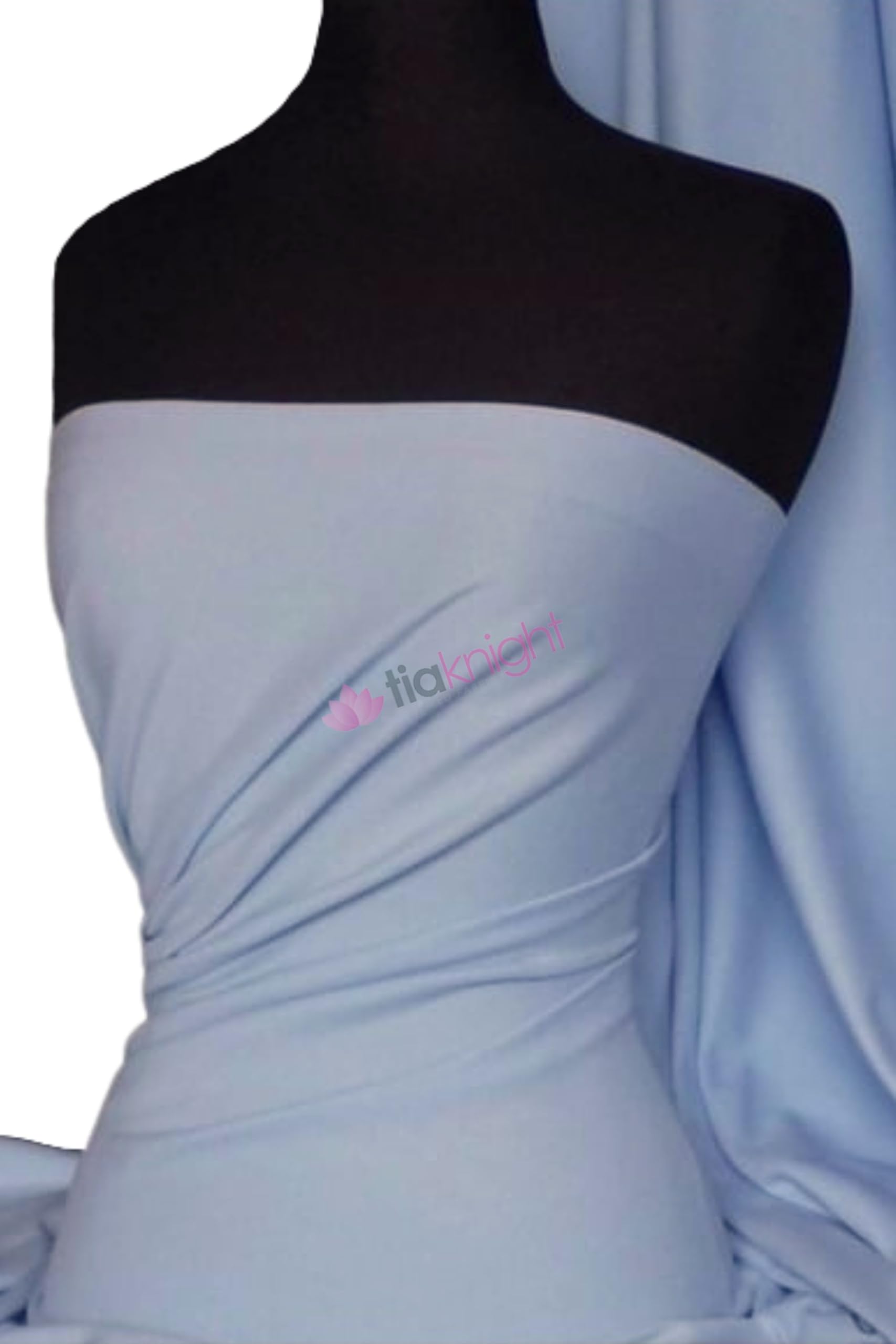 Tia Knight Bluebell 100% Cotton Single Jersey Fabric | Soft Stretch T-Shirt Material | Over 50 Colours | Oeko-Tex Certified | Same Day Dispatch | By (Bluebell)