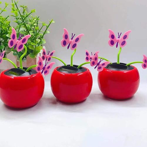 Miniatura 9 de 2 piezas de regalos para el automóvil, figuras de juguete oscilantes con energía solar, Stautes Bobbleheads con energía solar, muñeca bailando,