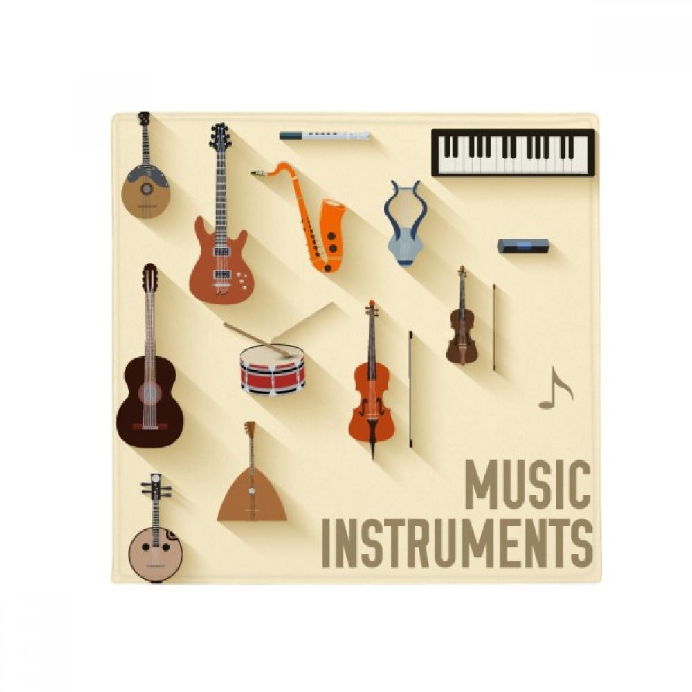Tapis de sol instruments de musique anti-glisse pour sol humide carré