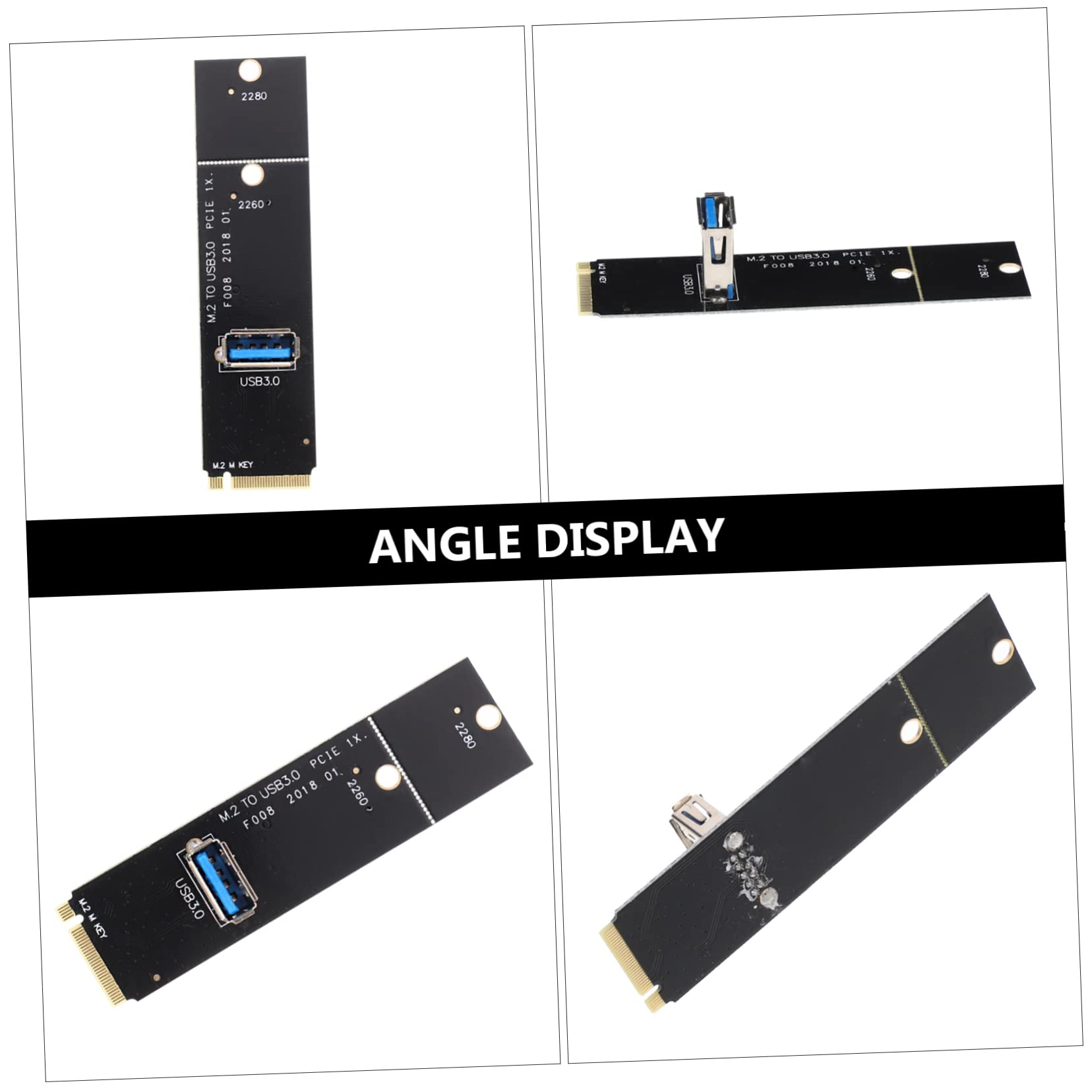 DOITOOL 4pcs Pci USB Expansion Cards to USB Adapter for Computer High-Speed Data Transfer Supports Pci for Additional Ports