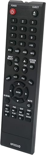 Miniatura 5 de Nuevo NF033UD reemplazado remoto apto para Sylvania Emerson TV reproductor de DVD LD190SS1 LD190SS2 LD195SSX LD320SS1 LD320SS2 LD320SSX LD370SSX