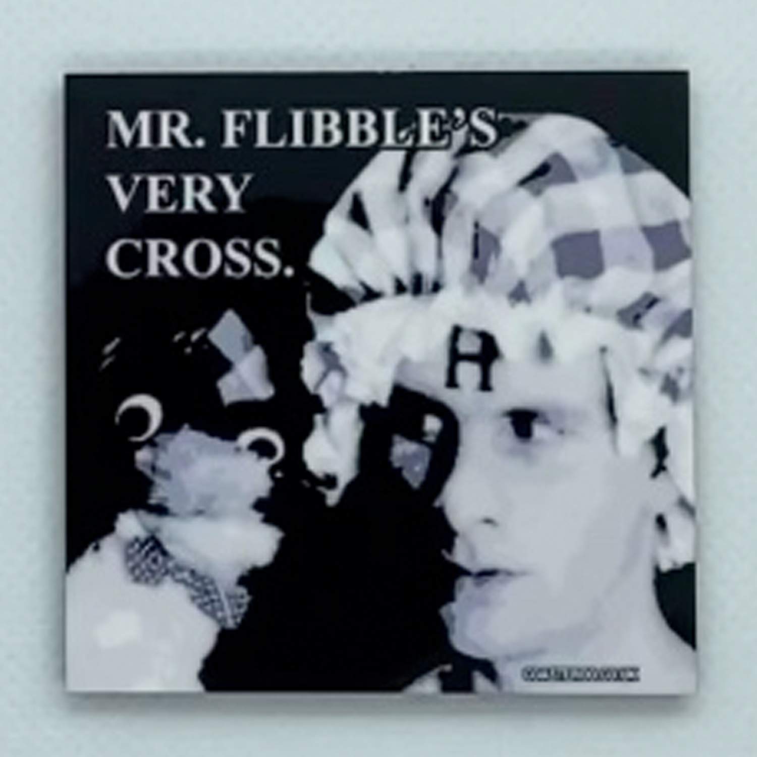 Coasteroo Red Mr Flibble’s Very Cross - Arnold Rimmer From Dwarf - Fridge Magnet - Hardboard - 57Mm X 57Mm - Gloss Finish