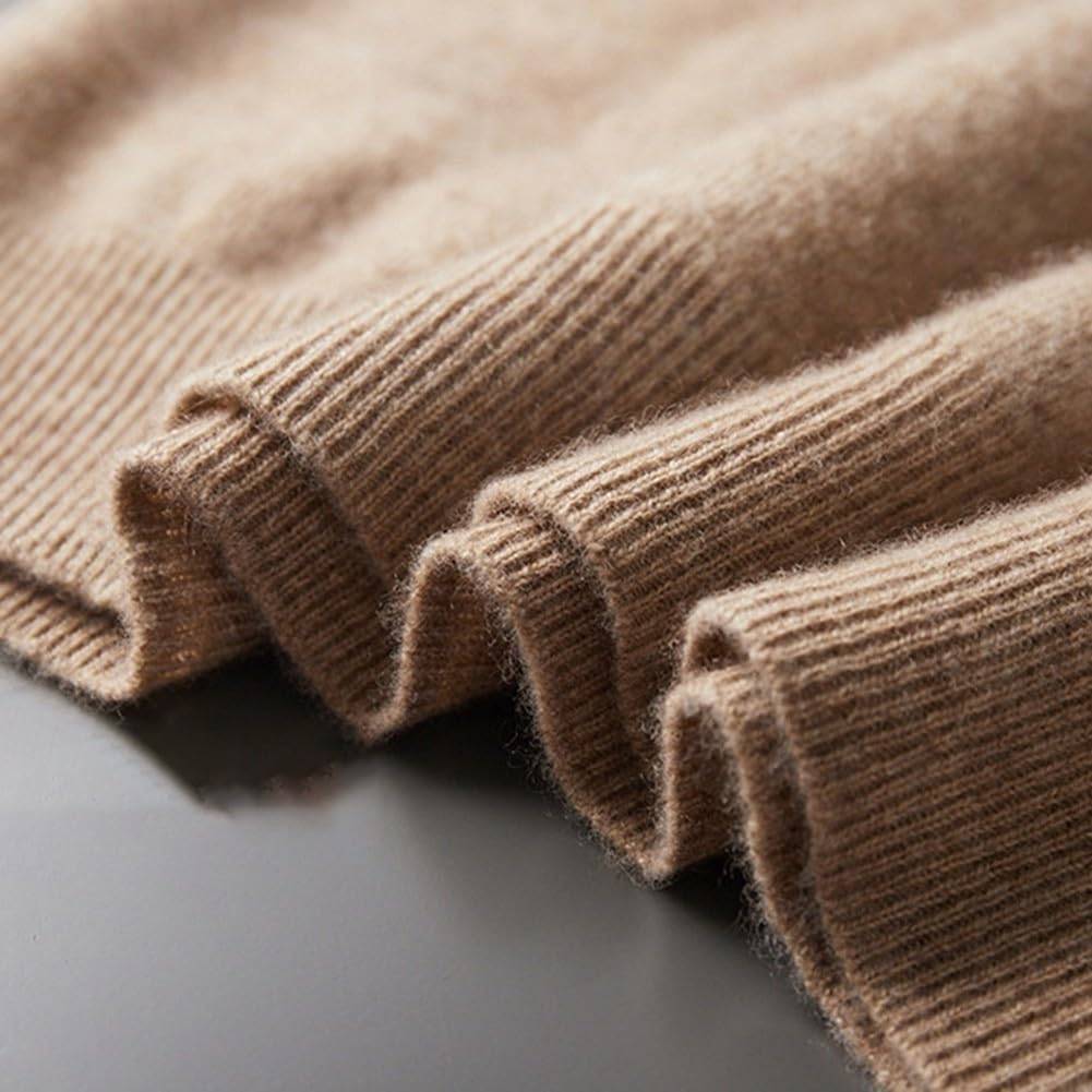 Sudadera de lana pura de manga larga con capucha para hombre, longitud regular, informal, para otoño y primavera