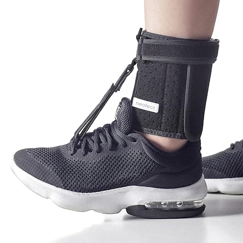 NEOFECT Soporte para levantamiento de pies AFO para caminar, tobillera, soporte de pie con zapatos, equipo de recuperación de accidentes